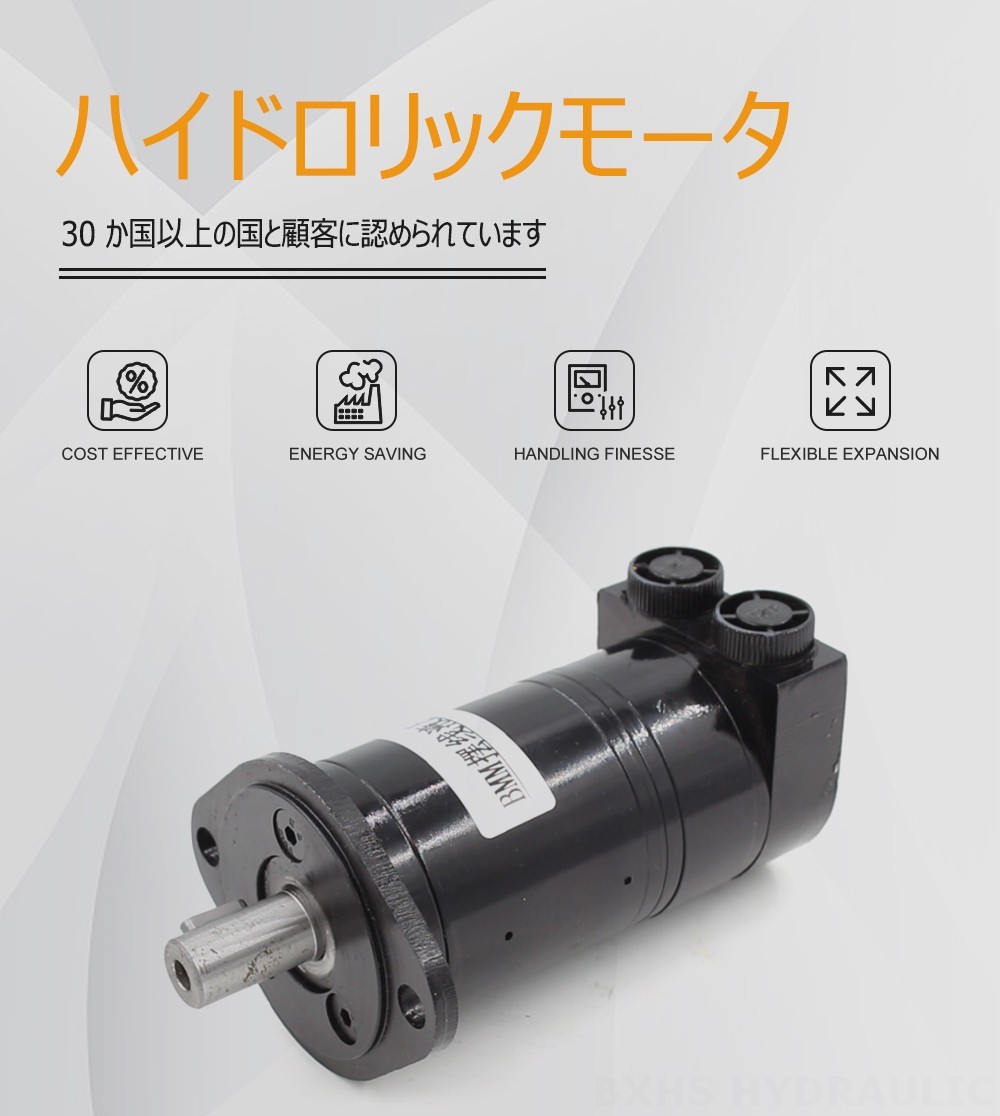 BMMサイクロイド油圧モーター 8 cc/r 14 Lpm 油圧モータ